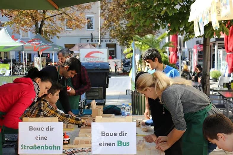 Mobilitätsfest Graz auf einem Platz